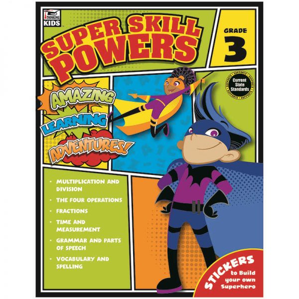 CARSON DELLOSA SUPER SKILL POWERS GRADE 3 CD-704939