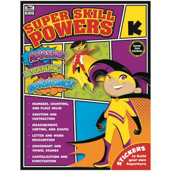CARSON DELLOSA SUPER SKILL POWERS GRADE K CD-704936