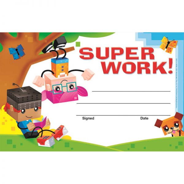 TREND ENTERPRISES INC. SUPER WORK BLOCKSTARS RECOGNITION AWARDS T-81072