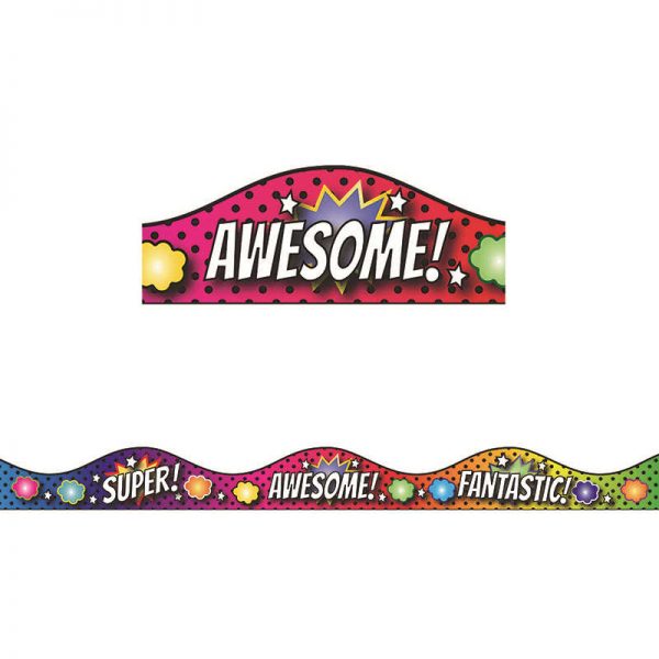 ASHLEY PRODUCTIONS SUPERHERO BIG MAGNETIC BORDER ASH11127