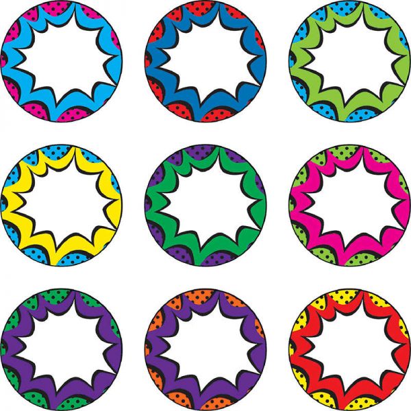TEACHER CREATED RESOURCES SUPERHERO BURSTS MAGNETIC ACCENTS TCR77261