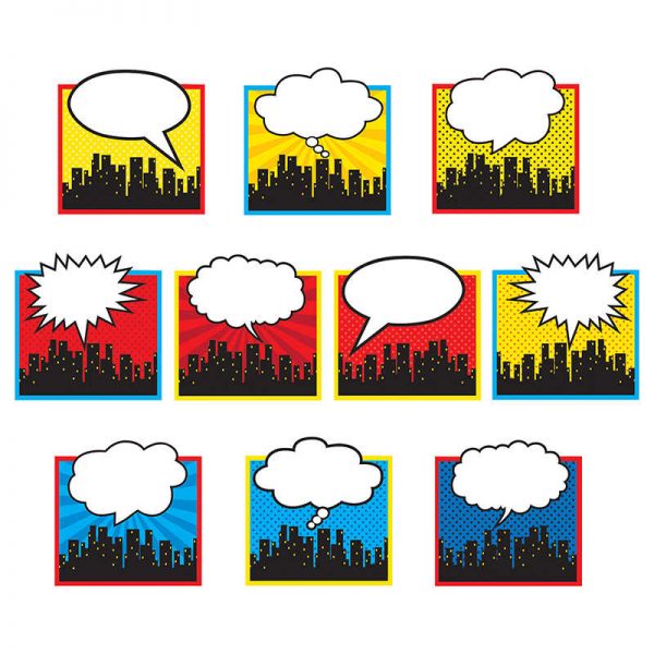 TEACHER CREATED RESOURCES SUPERHERO CITYSCAPE ACCENTS TCR5826