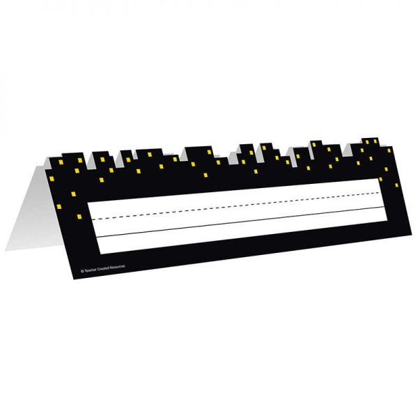 TEACHER CREATED RESOURCES SUPERHERO CITYSCAPE TENT NAMEPLATES TCR5827