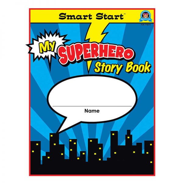 TEACHER CREATED RESOURCES SUPERHERO SMART START GRADE 1-2 STORYBOOK VERTICAL FORMAT TCR77074