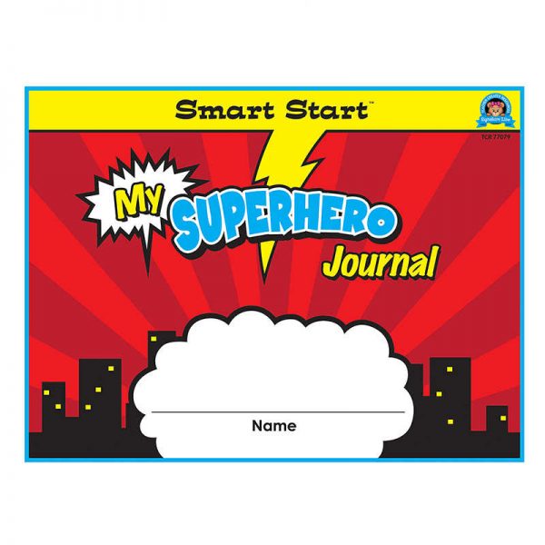 TEACHER CREATED RESOURCES SUPERHERO SMART START GRADE K-1 JOURNAL HORIZONTAL FORMAT TCR77079