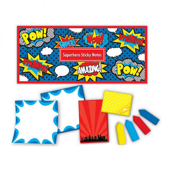 TEACHER CREATED RESOURCES SUPERHERO STICKY NOTES TCR5664