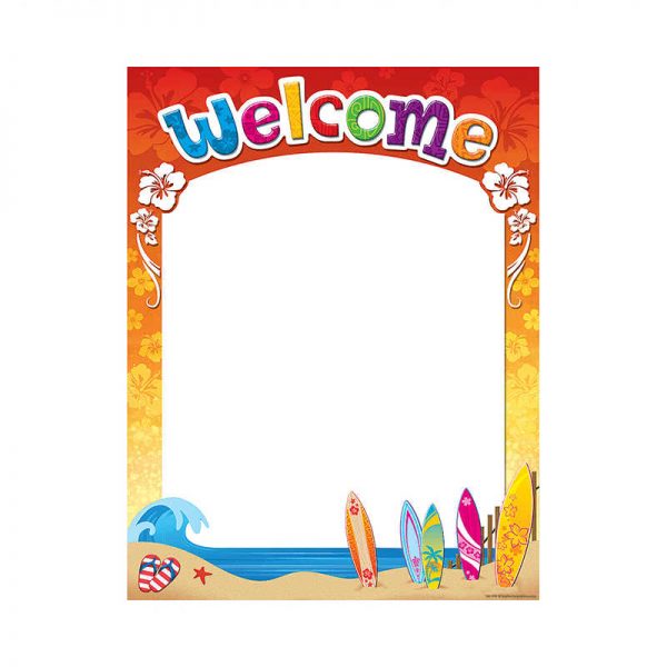 TEACHER CREATED RESOURCES SURFS UP WELCOME CHART TCR7774