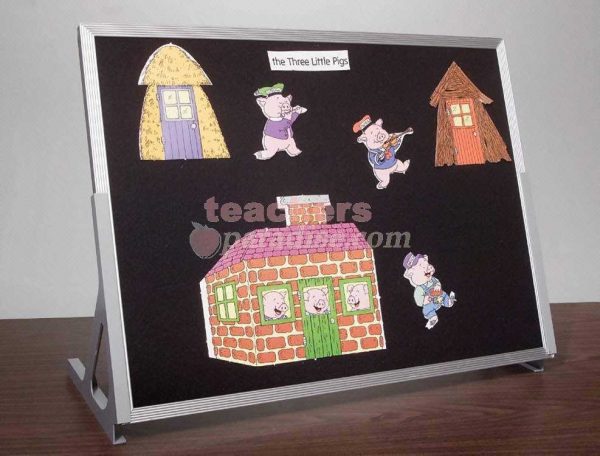 BBT GROUP Table Top Flannel Boards 24 X 36 BRM721GB