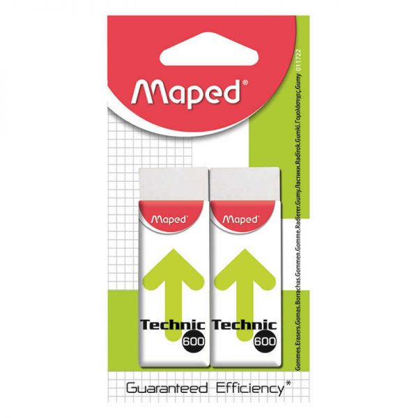 MAPED USA TECHNIC 600 REFILL ERASERS 2PK MAP011722