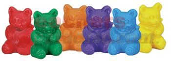 LEARNING ADVANTAGE Teddy Bear Counters 4 Color CTU8835