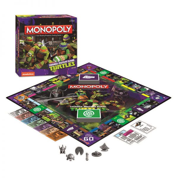 USAOPOLY INC TEENAGE MUTANT NINJA TURTLES EDITION MONOPOLY USAMN096345