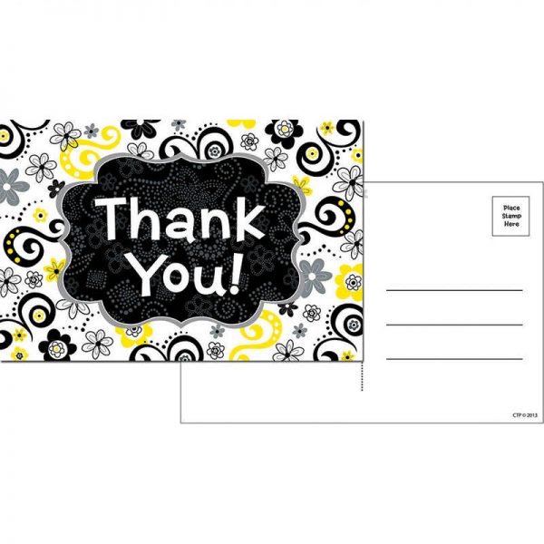 CREATIVE TEACHING PRESS THANK YOU POSTCARDS CTP6096