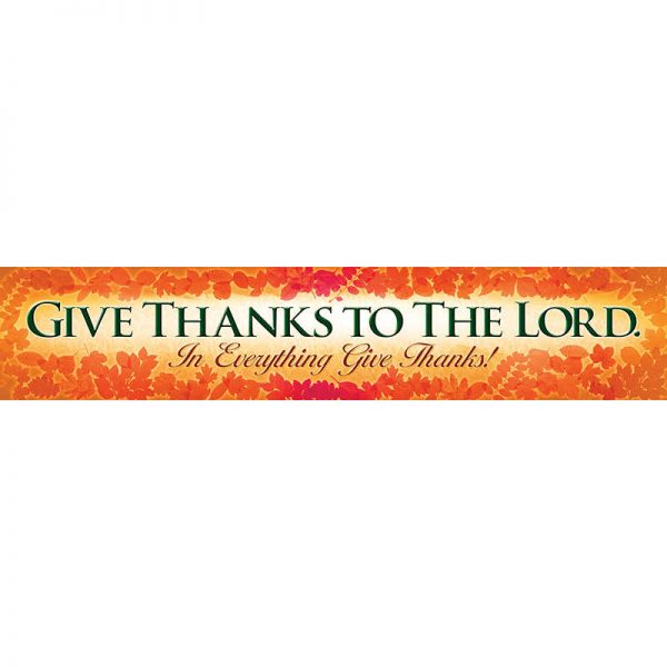 NORTH STAR TEACHER RESOURCE THANKSGIVING BANNER NST1254