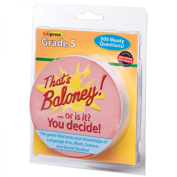 EDUPRESS THATS BALONEY GAME GRADE 5 EP-3483