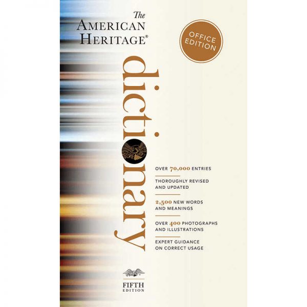 HOUGHTON MIFFLIN THE AMERICAN HERITAGE DICTIONARY PAPERBACK OFFICE EDITION AH-9780547624846