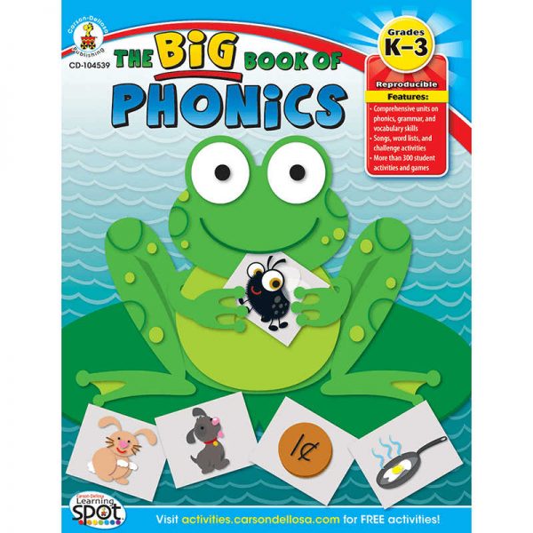 CARSON DELLOSA THE BIG BOOK OF PHONICS CD-104539