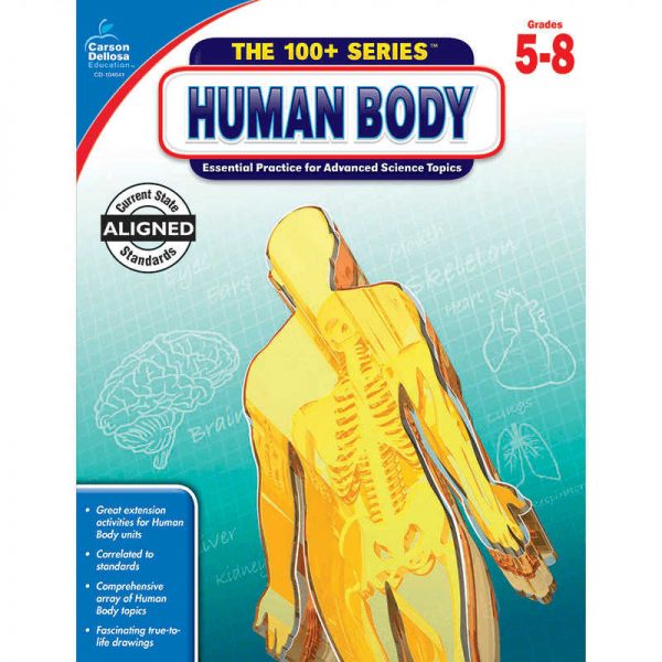 CARSON DELLOSA THE HUMAN BODY GRADE 5-8 CD-104641