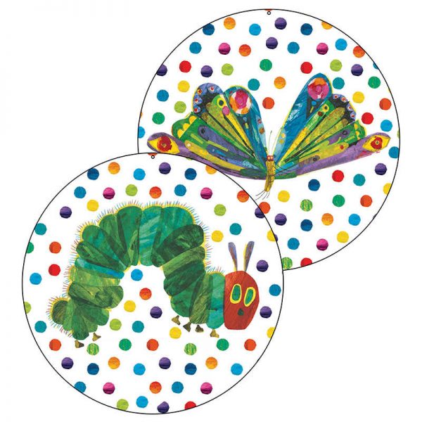 CARSON DELLOSA THE VERY HUNGRY CATERPILLAR 45TH ANNIVERSARY TWO SIDED DECORATIONS CD-188056