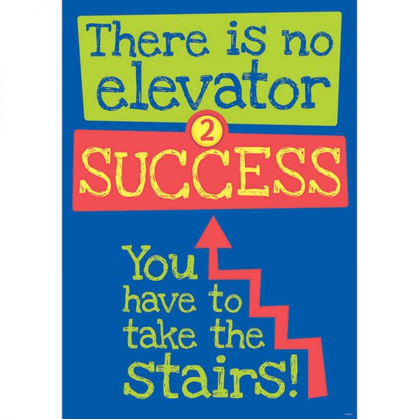 TREND ENTERPRISES INC. THERE IS NO ELEVATOR TO SUCCESS ARGUS POSTER T-A67031