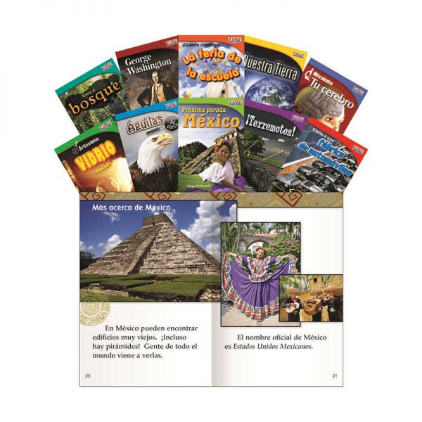 SHELL EDUCATION TIME FOR KIDS GRADE 2 SET 1 10 BOOK SET SPANISH SEP16102