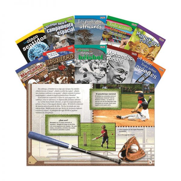 SHELL EDUCATION TIME FOR KIDS GRADE 3 SET 1 10 BOOK SET SPANISH SEP16108