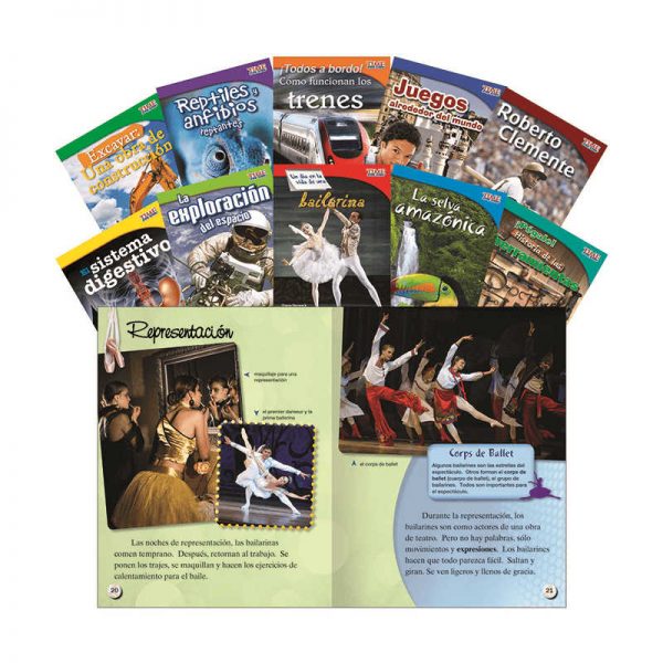 SHELL EDUCATION TIME FOR KIDS GRADE 3 SET 2 10 BOOK SET SPANISH SEP16110