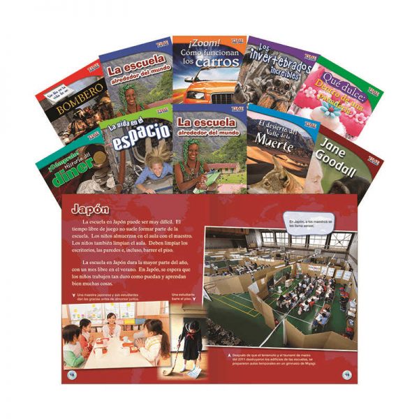 SHELL EDUCATION TIME FOR KIDS GRADE 3 SET 3 10 BOOK SET SPANISH SEP16112