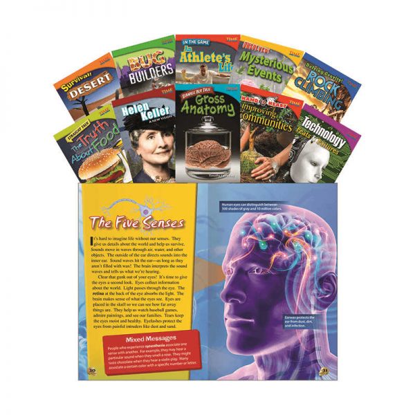 SHELL EDUCATION TIME FOR KIDS GRADE 4 SET 1 10 BOOK SET ENGLISH SEP18250