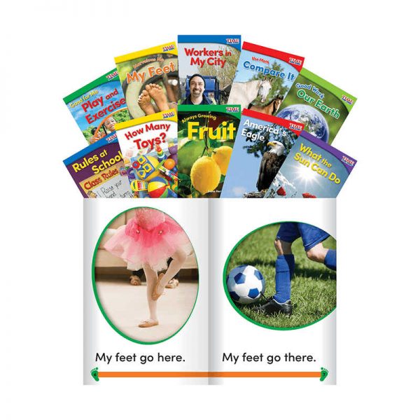 SHELL EDUCATION TIME FOR KIDS GRADE K SET 2 10 BOOK ST SEP24705