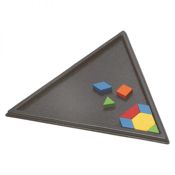 LEARNING ADVANTAGE TRIANGLE PATTERN BLOCK TRAY CTU7142