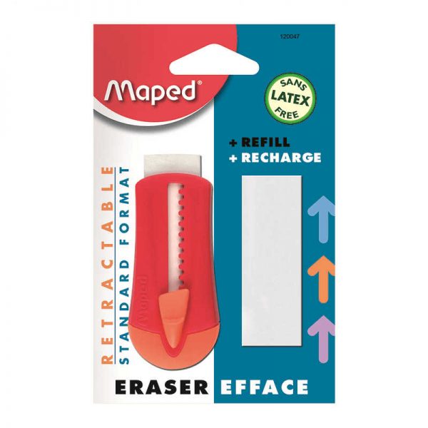 MAPED USA UNIVERSAL RETRACTABLE ERASER AND REFILL MAP120047