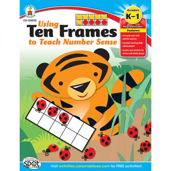 CARSON DELLOSA USING TEN FRAMES TO TEACH NUMBER SENSE CD-104535
