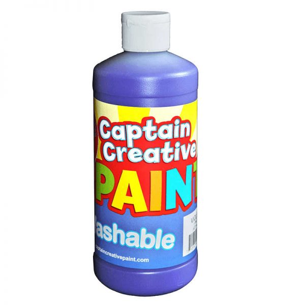 CAPTAIN CREATIVE VIOLET 16OZ WASHABLE PAINT CAPTAIN CREATIVE CCR905516