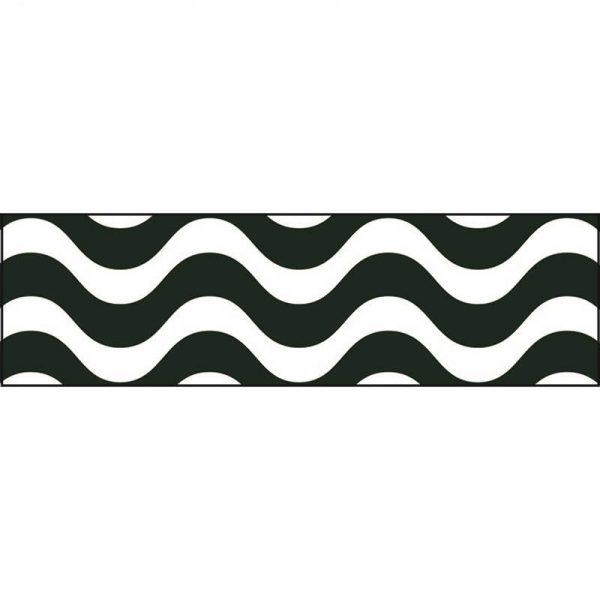 TREND ENTERPRISES INC. WAVY BLACK BOLDER BORDERS T-85158