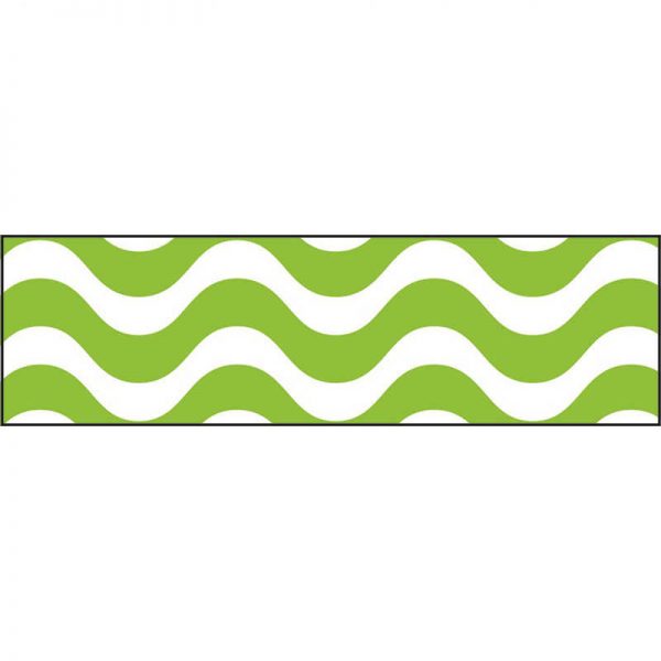 TREND ENTERPRISES INC. WAVY LIME BOLDER BORDERS T-85153