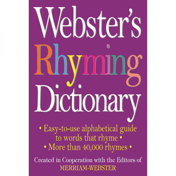 FEDERAL STREET PRESS WEBSTERS RHYMING DICTIONARY FSP9781596951129