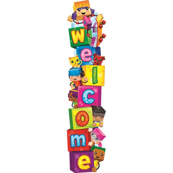 TREND ENTERPRISES INC. WELCOME BLOCKSTARS QUOTABLE EXPRESSIONS BANNER T-25054