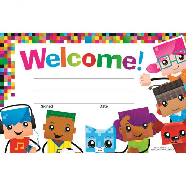 TREND ENTERPRISES INC. WELCOME BLOCKSTARS RECOGNITION AWARDS T-81071