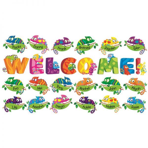 SCHOLASTIC TEACHING RESOURCES WELCOME CHAMELEONS BB SET SC-541736