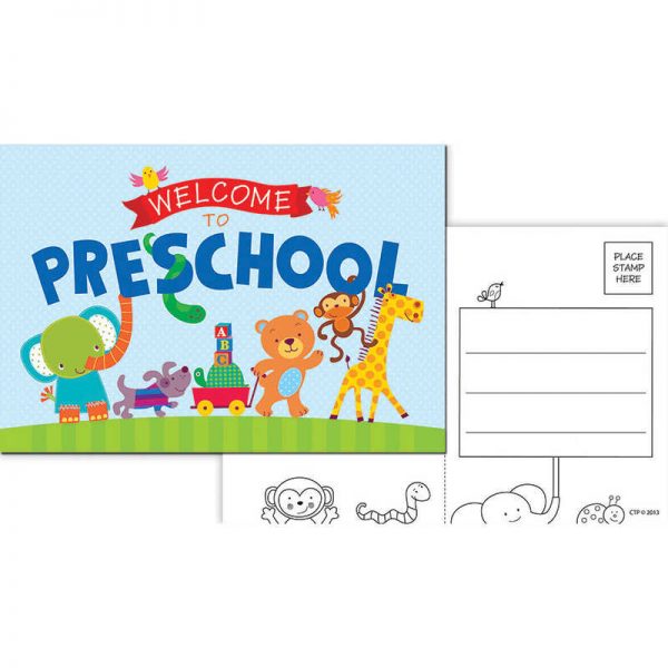 CREATIVE TEACHING PRESS WELCOME TO PRESCHOOL POSTCARDS CTP6093