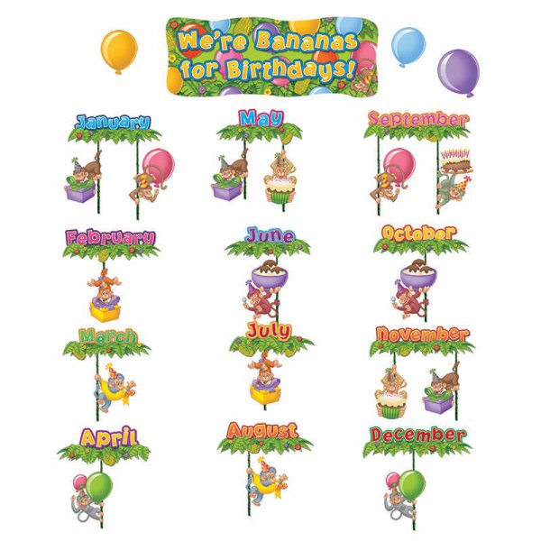 EDUPRESS WERE BANANAS FOR BIRTHDAYS BB SET EP-2293