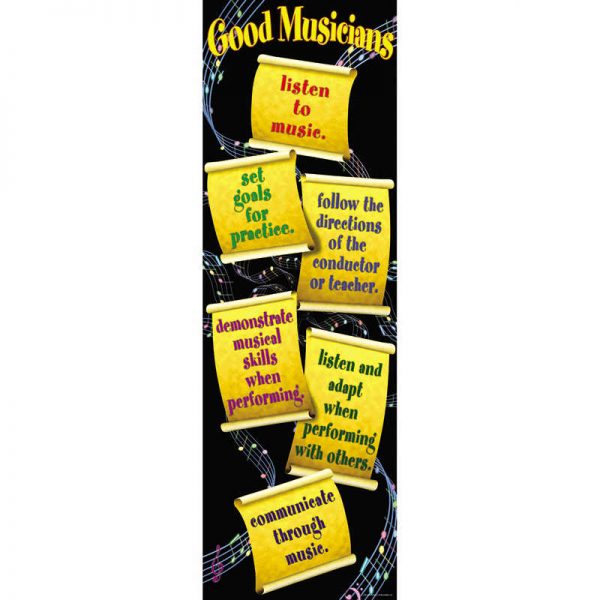 MCDONALD PUBLISHING WHAT GOOD MUSICIANS DO COLOSSAL POSTER MC-V1676