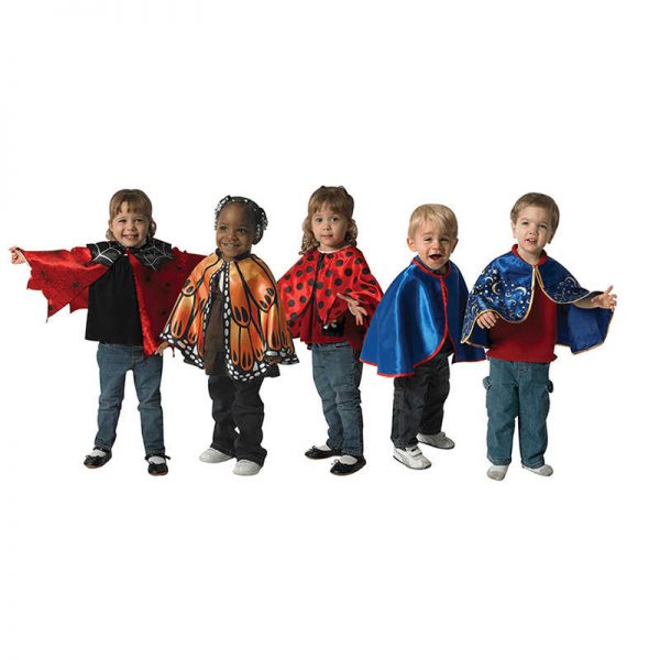 CHILDRENS FACTORY WHIMSICAL BUG AND SUPER CAPES SET OF ALL 5 CF-100350
