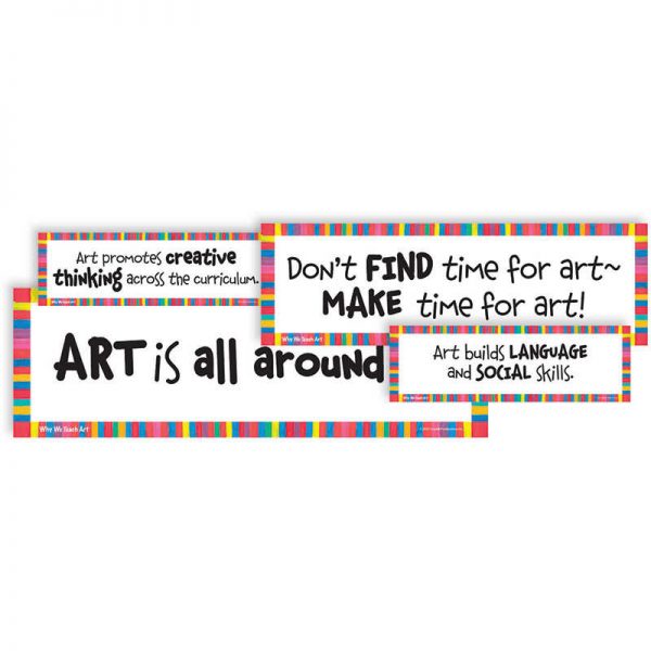 AMERICAN EDUCATIONAL PROD WHY WE TEACH ART DISPLAY CARDS CRP1878