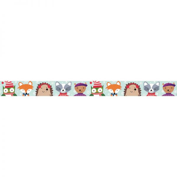 CREATIVE TEACHING PRESS WINTER WOODLAND FRIENDS BORDER CTP6809