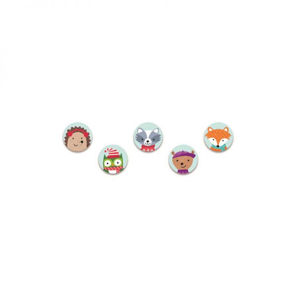 CREATIVE TEACHING PRESS WINTER WOODLAND FRIENDS HOT SPOT STICKERS CTP7139