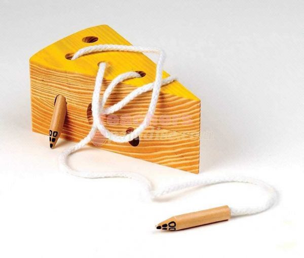 CHENILLE KRAFT COMPANY Wood Cheese Lacing Block CK-3877