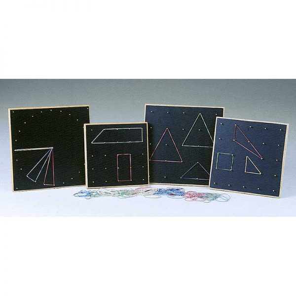 CENTER ENTERPRISES INC. WOODEN GEOBOARD 9 X 9 SINGLE CE-1901