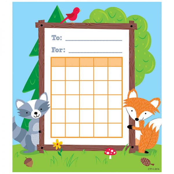 CREATIVE TEACHING PRESS WOODLAND FRIENDS STUDENT INCENTIVE CHART CTP1724