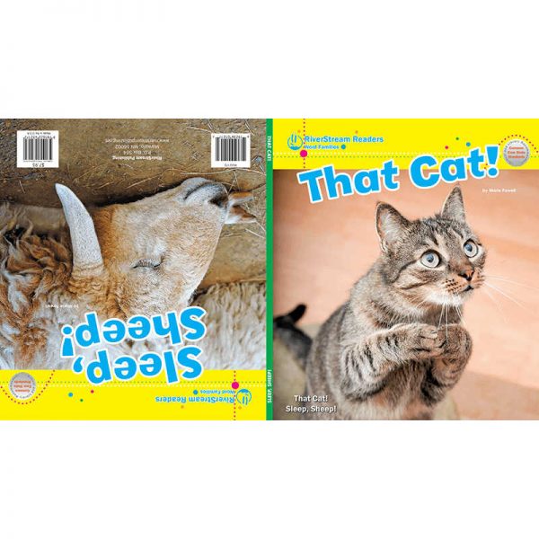 RIVERSTREAM PUBLISHING WORD FAMILIES READERS THAT CAT & SLEEP SHEEP RSP32172